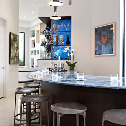 Custom bar cabinetry, Palm Beach County residence, Jupiter FL